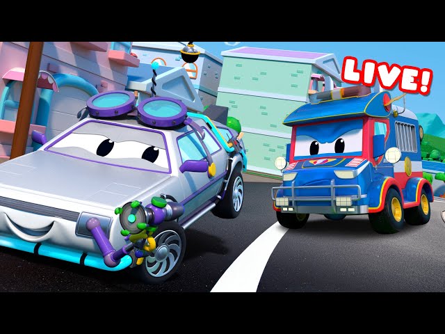 🔴 LIVE! 🚔 Help Tom and his friends catch the bad guys! | Fun Car Cartoons for Kids! 🚗🎉