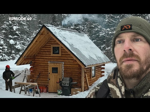 EMERGENCY Roof Repairs, Woodshed Upgrade |EP49| Log Cabin Build on Off-Grid Homestead