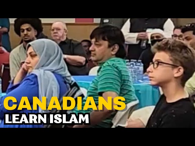 Canadians Asking Questions about Islam - Lively Mosque open house