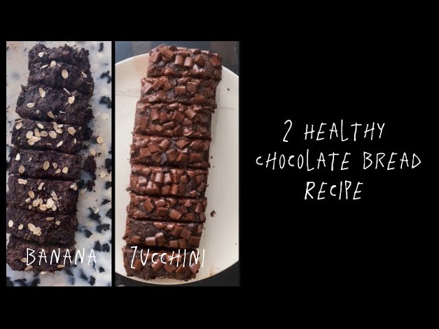 Bake this 2 recipe - Banana 🍌 Bread & zucchini Chocolate 🍫 Bread Recipes — for breakfast or snacks