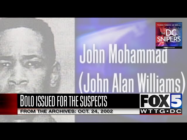 FOX 5 Archives - 10.23.02: Lookout for John Mohammad begins