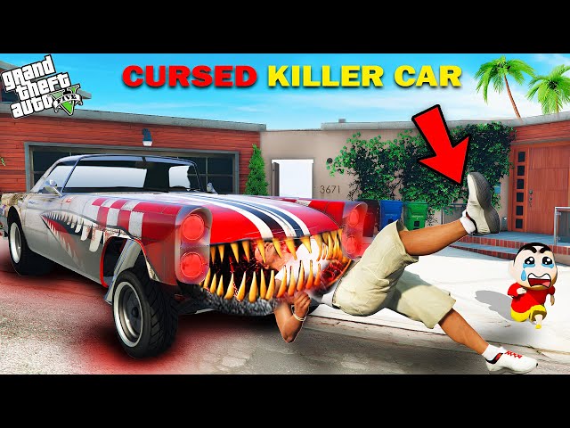 FRANKLIN GOT ATTACKED BY CURSED KILLER CAR IN GTA 5