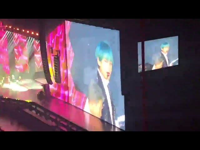 BTS Taehyung Blue Hair   Love yourself Tour in Nagoya Japan