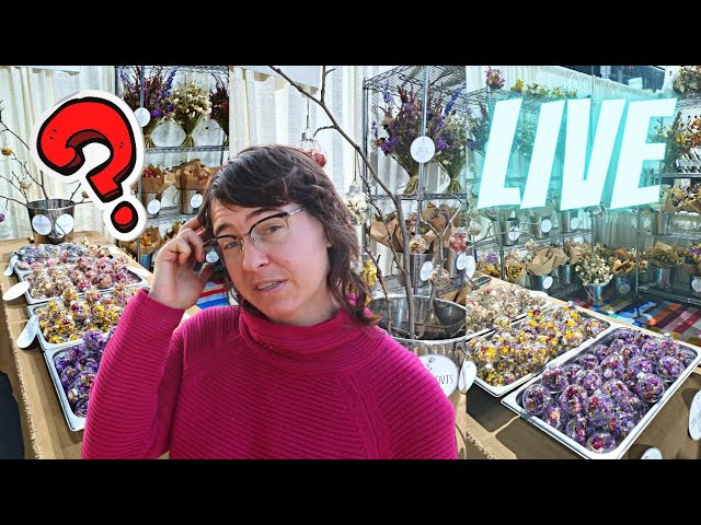 Selling At A Large Christmas Fair As A Flower Farmer