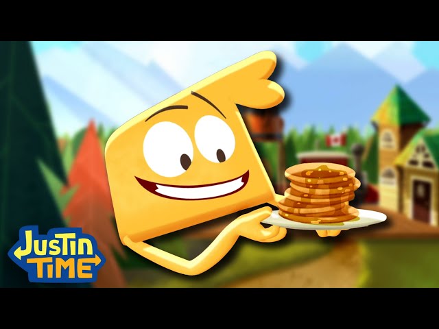 The Pancake Express 🚂 FULL EPISODE | Justin Time Season 1