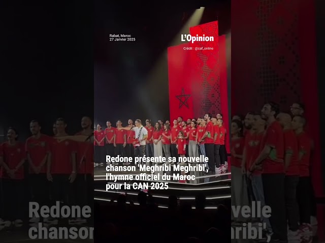 Redone présente sa nouvelle chanson 'Meghribi Meghribi', l'hymne officiel du Maroc pour la CAN 2025