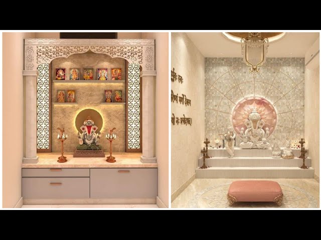 Latest Pooja Rooms Designs 2024 || Best Pooja Room Designs for Modern Homes || Latest Pooja Mandirs