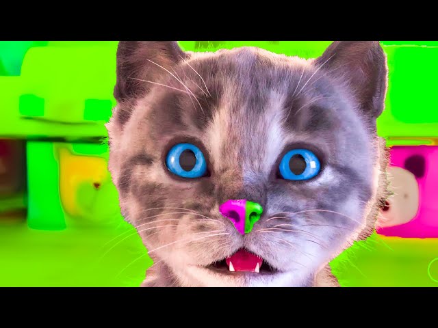 CUTE LITTLE KITTEN ADVENTURE LONG SPECIAL - HAPPY KITTEN ON A LEARNING JOURNEY (CARTOON ANIMATION)