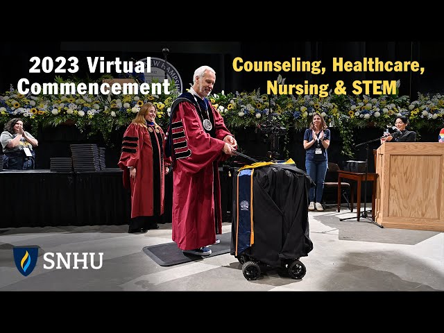 Virtual Commencement, Saturday, May 20 at 2pm ET: Counseling, Healthcare, Nursing, & STEM Programs