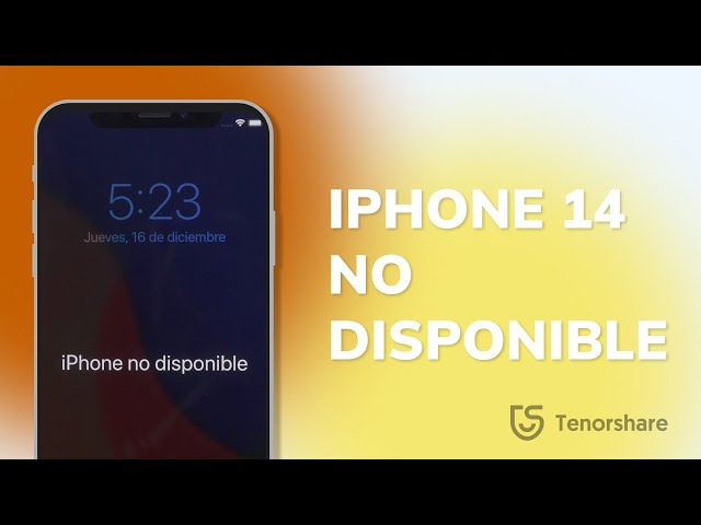 Cómo quitar iPhone 14 no disponible en 2 formas