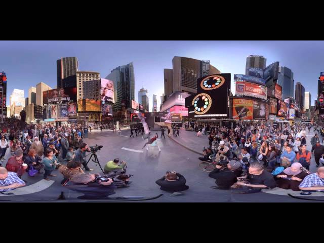 360 VIDEO: LG TWIN Wash Presents "Divide & Conquer" Performance 4 in Times Square!