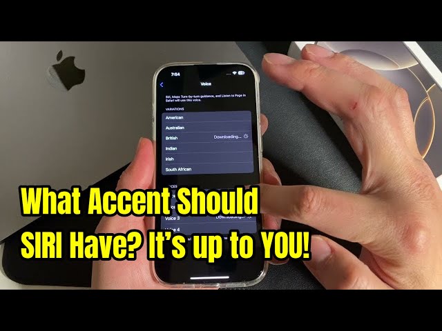 How to Change Siri’s Voice Accent on IPhone 16 (iOS 18.2) - American, Irish, Indian, British, S Afri