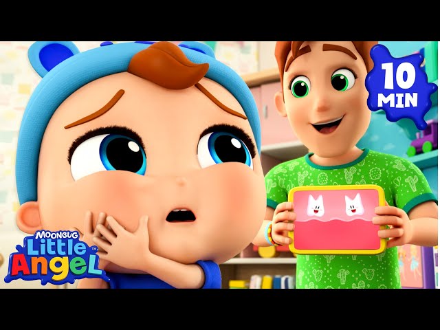 Baby Tooth Boo-Boo🦷 | Little Angel | Kids Songs | Moonbug Mornings 🌞