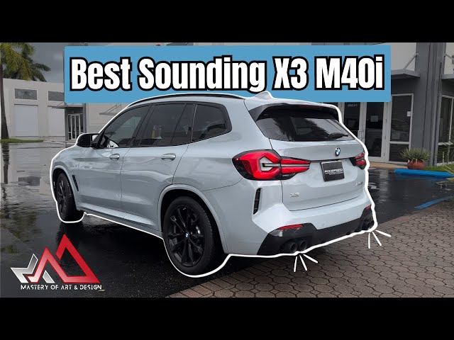 NEW EXHAUST for BMW X3 M40i - First MASTERY of ART & DESIGN (MAD) Catback Exhaust 🔥 BEST SOUNDING