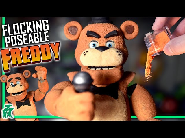 Poseable Freddy With Flocking | FNaF 3D Print JLC3DP Articulate Five Nights at Freddy Fazbear