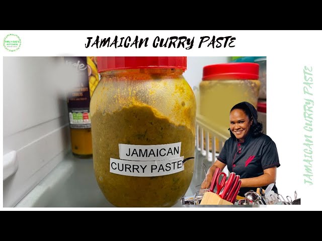 How To Make Jamaican Curry Paste l Caribbean Curry Paste I Curry Paste Recipe