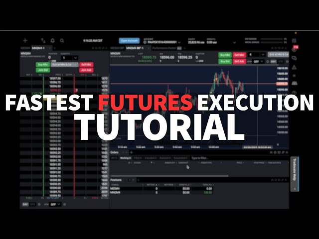 Fastest Way to Execute Futures Trades | Tradovate Tutorial Series