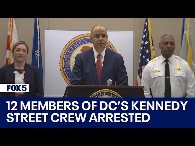 12 members of DC’s Kennedy Street Crew arrested