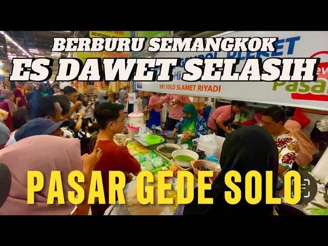 Tergila-gila Es Dawet Selasih, Mau Ngantri Panjang & Lama ??? #surakarta #esdawet #pasargedesolo