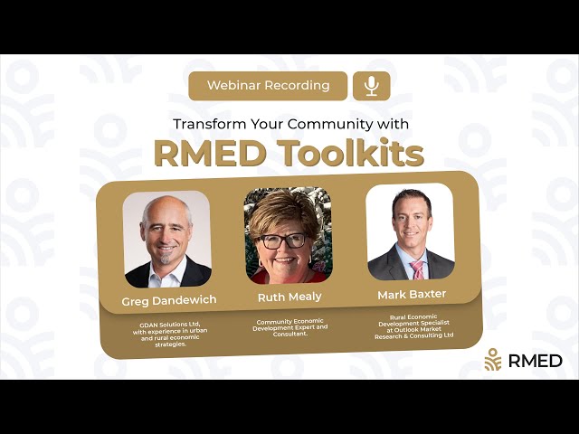 Unlock the Potential of Your Community with RMED Toolkits Webinar