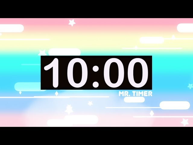 10 Minute Countdown Timer with Music for Kids!