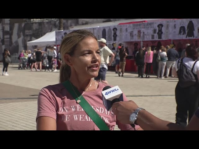 'Swifties' flock to New Orleans merch stands early, Audubon gets in on the craze