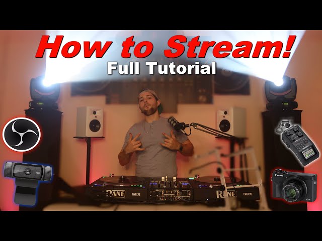 How to LIVE STREAM (My full detailed setup tour) | OBS + G7x iii + Logitech c920 + zoom H6