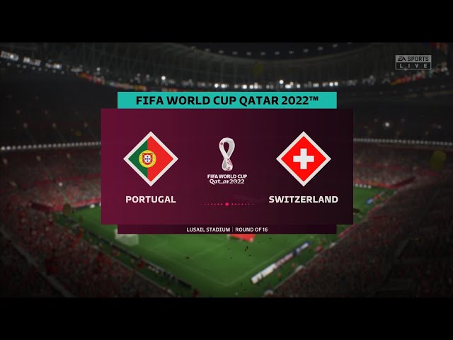 World Cup 2022 | Portugal VS Switzerland | 4kPS5 | FIFA23 | FullGamePlay