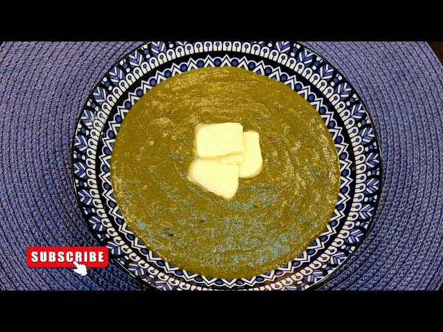 Simple Way Saag Ki Recipe | Punjabi Style Gandalan Da Saag