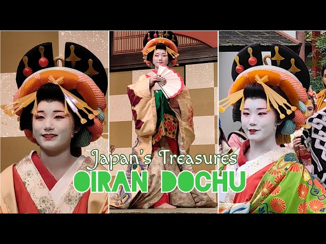 OIRAN IS NOT a GEISHA but HIGHEST RANK COURTESAN in Ancient JAPAN Beautiful Procession 花魁道中 DOCHU