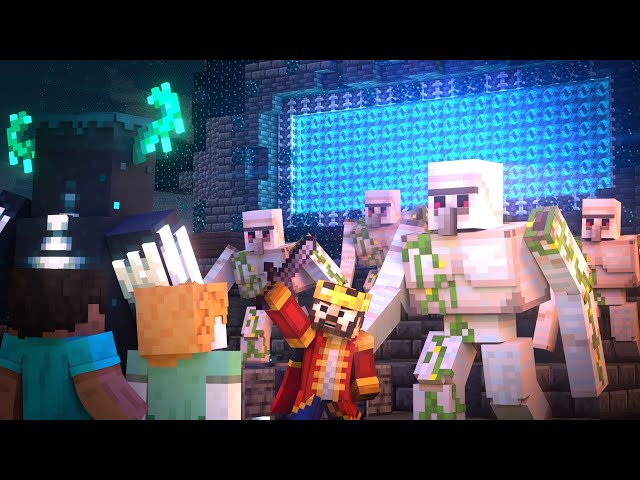 Warden Life: Warden vs Iron Golem Army | Alex and Steve Legends (Minecraft Animation Movie)