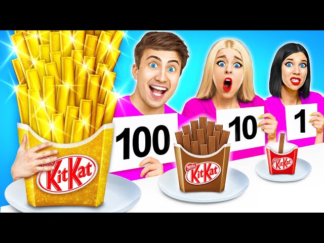 100 Layers of Food Challenge | Crazy Ideas To Cook by Multi DO Food Challenge