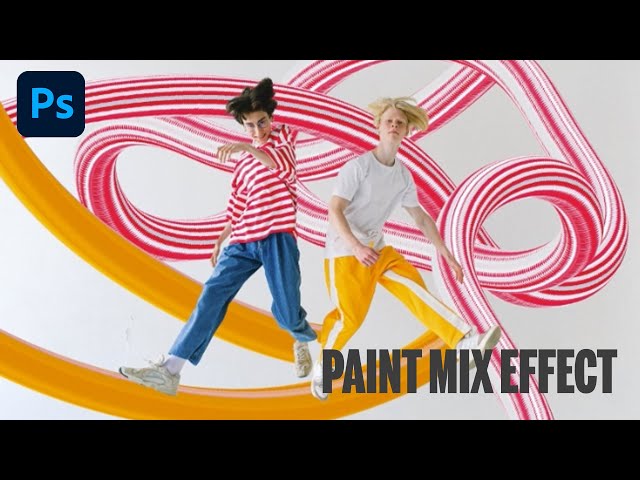 EASY Photoshop Effects - Paint Mixer Effect