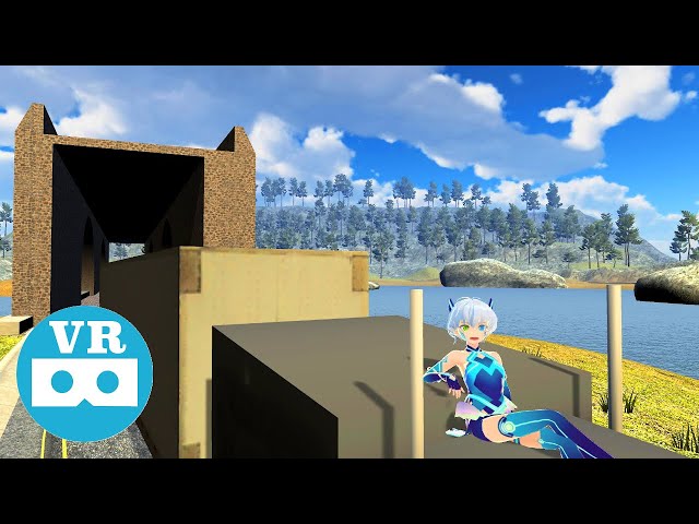 VRoid x Candy Rock Star #2 Dancing on the trailer | VR Video | VR180 3D | Unity