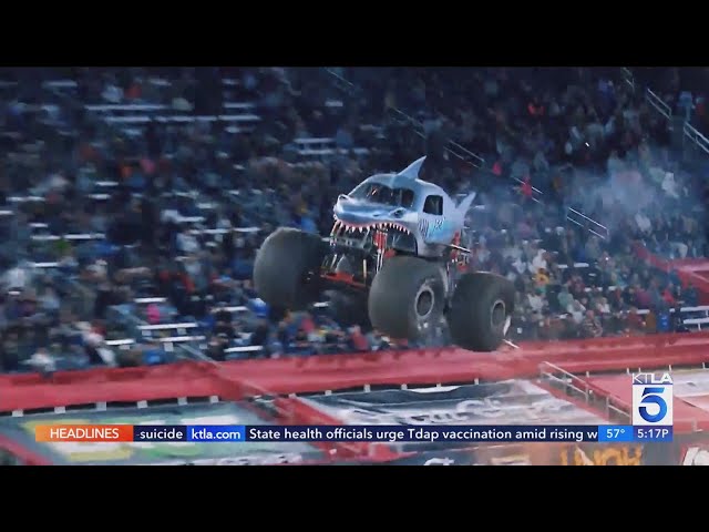 Monster Jam kicks off at Angel Stadium in Anaheim