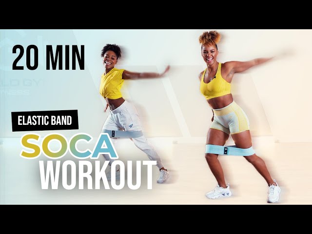 SOCA WORKOUT | ELASTIC BAND | 20 MINUTES |