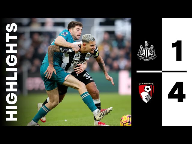 Newcastle United 1 AFC Bournemouth 4 | Premier League Highlights