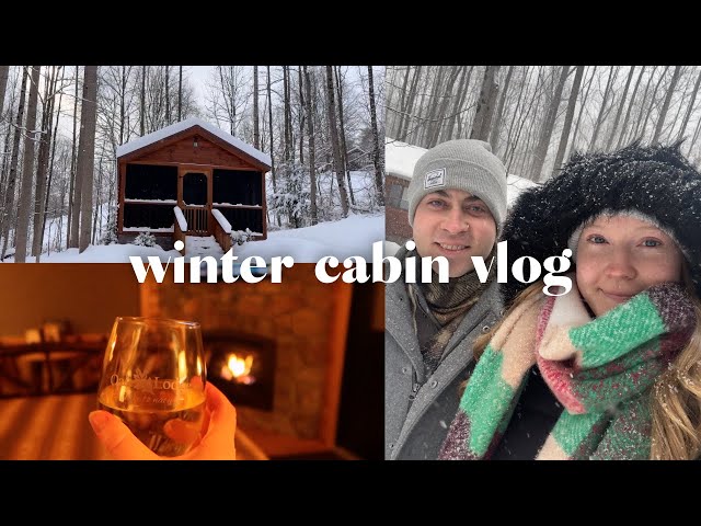 Winter Cabin Vlog | Snowy Weekend at Oak Lodge in Stahlstown, PA