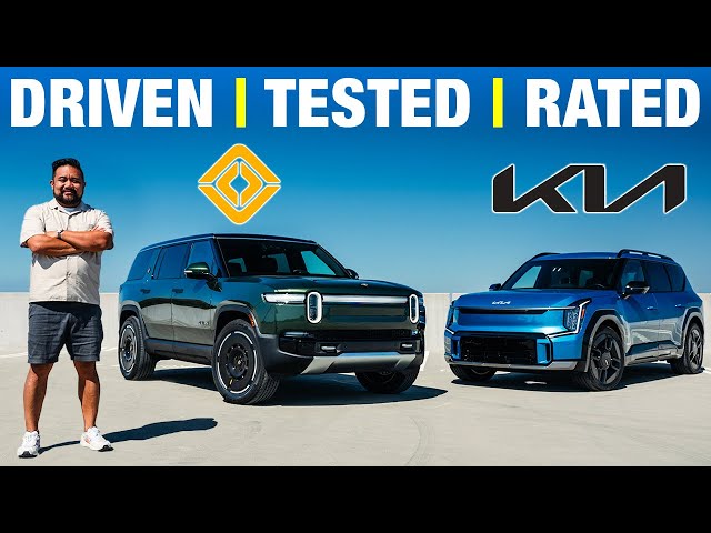 Kia EV9 vs. Rivian R1S: Which Is the Better 3-Row Electric SUV?