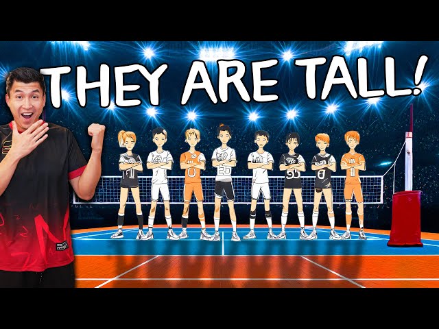 Their Volleyball Team Was SO TALL!