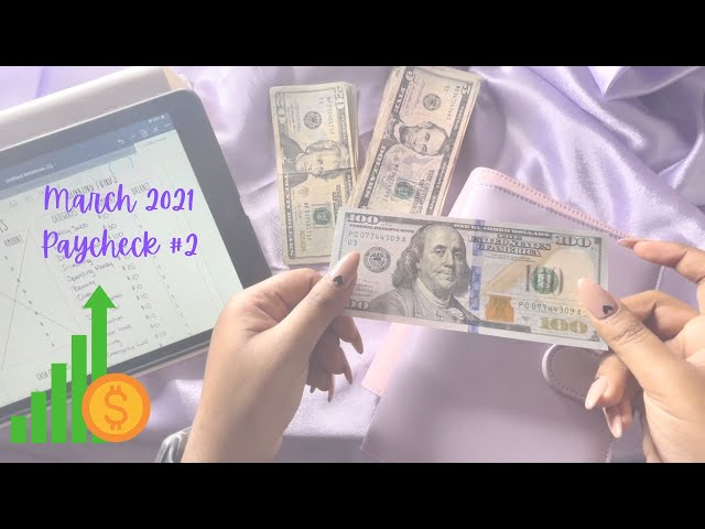 COME SAVE MONEY WITH ME! |MARCH 2021 PAYCHECK #2| CASH ENVELOPE STUFFING