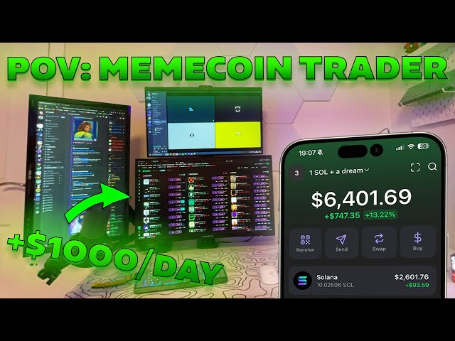 Day In The Life Of An 18 Year Old Memecoin Trader ($900 In 2 Hours)