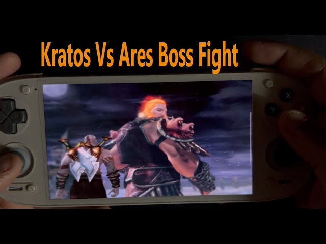 Retroid Pocket 5 -  Ps2 Exclusive (GOW) Kratos Vs Ares Boss Fight