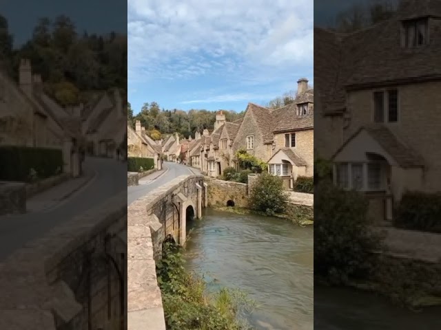 🌿🍁🍃Castle Combe village in Wiltshire, England 🏴󠁧󠁢󠁥󠁮󠁧󠁿 #nature #travel #places📷postcardsbyhanna#short