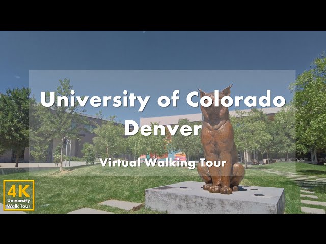 University of Colorado Denver (CU Denver) - Virtual Walking Tour [4k 60fps]