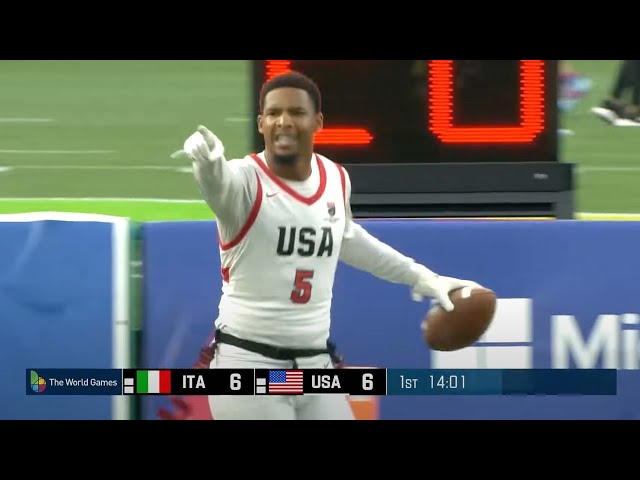 Men's Flag Football Championship: Italy vs. USA | 2022 World Games