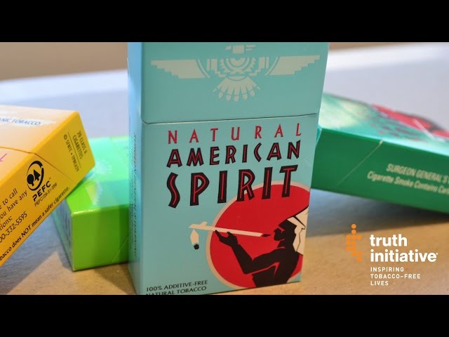 "Natural" American Spirit cigarettes are not a safer choice