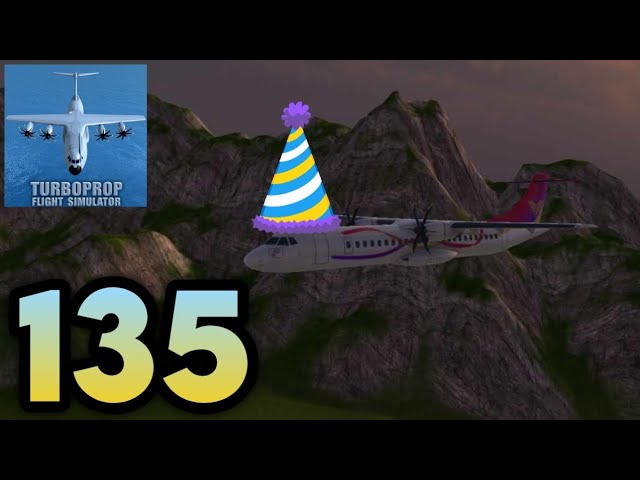 Turboprop Flight Simulator - Gameplay Walkthrough Part 135 - WATER LANDING Mission (iOS, Android)