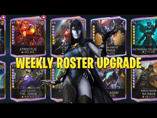 Weekly Roster Upgrade | Character Upgrade | Injustice 2 Mobile