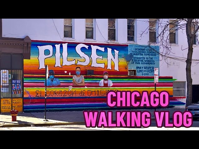 [4K] 🇺🇸 Chicago Walking Tour 2024 | Pilsen Chicago | Chicago, Illinois Walking Video